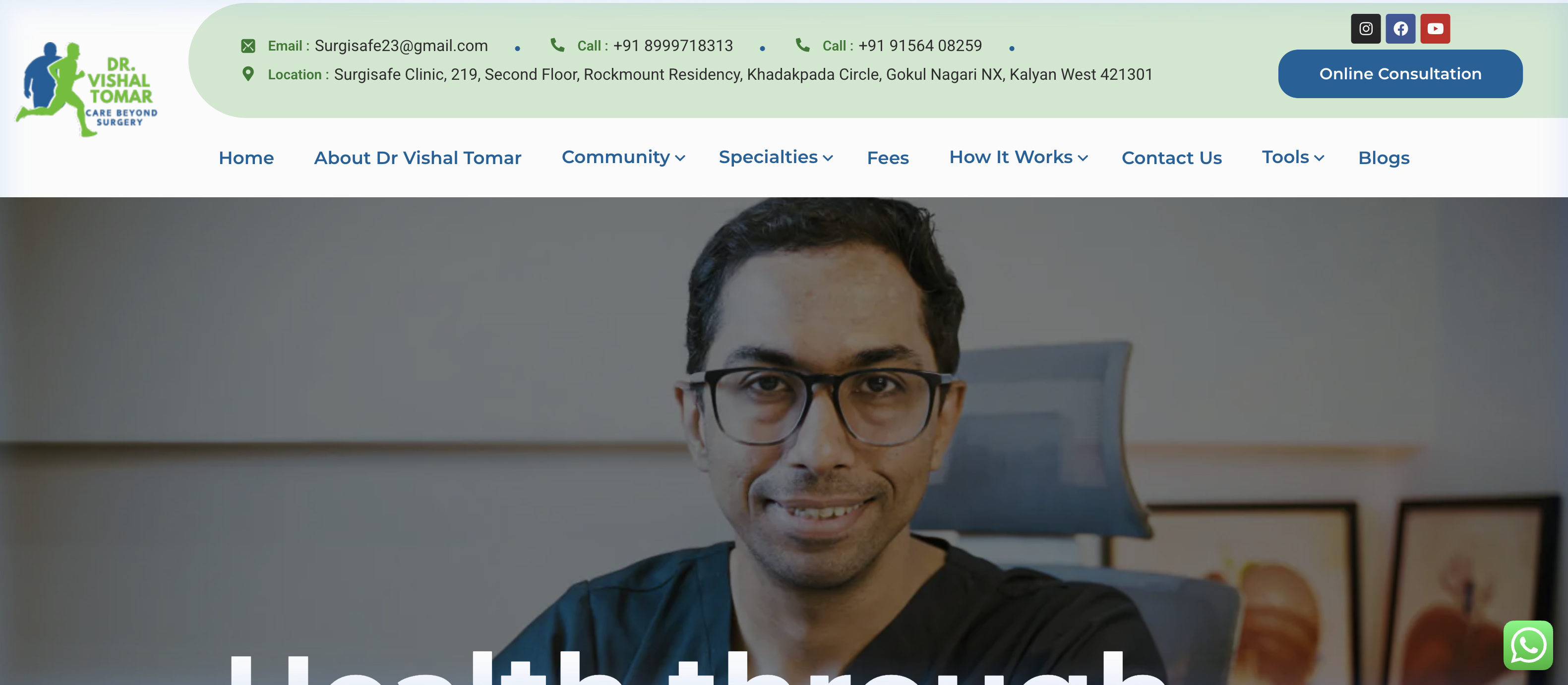 Dr Vishal Tomar - Healthcare